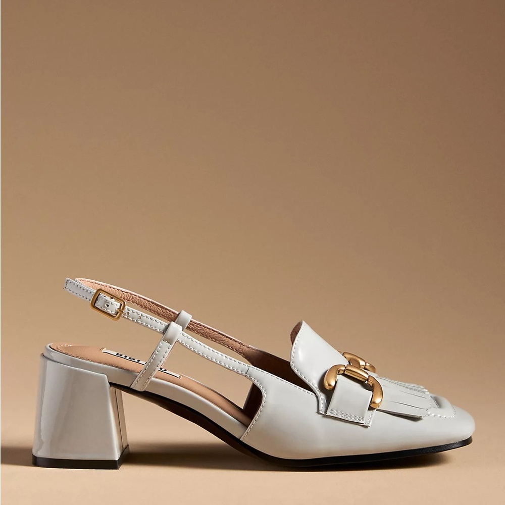 NWT Anthropologie Bibi Lou Dennis  Heels - Slingback size 41 10.5-11